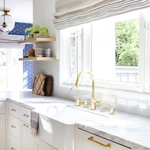 bright white kitchen clean home